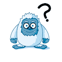 4bajocero question yeti trivial 4bajocero Sticker