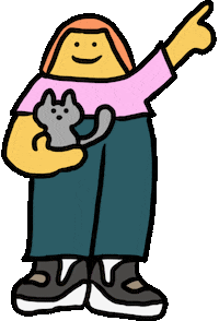 Happy Cats Sticker by Ruppert Tellac