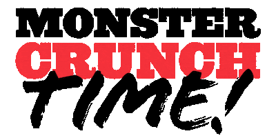 CrunchTimeAppleGrowers time monster crunch snapdragon Sticker