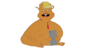 Donald Trump Sticker by Hobo Johnson
