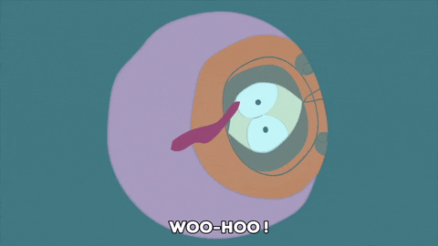 excited kenny mccormick GIF by South Park 