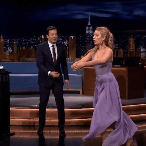 Jimmy Fallon Dancing GIF by Blake Lively Fan