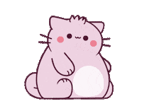 Birthday Cat Sticker by Pembe