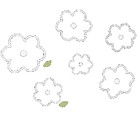 Flower 꽃 Sticker