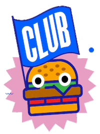 Burger Clublanacion Sticker by clubln