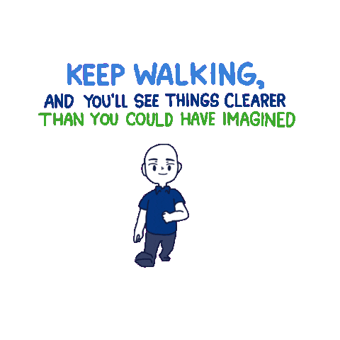 Never Give Up Inspirational Words Sticker by ironbrij