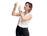 Woman Click Sticker by Naida Akaeva Beauty Boutique