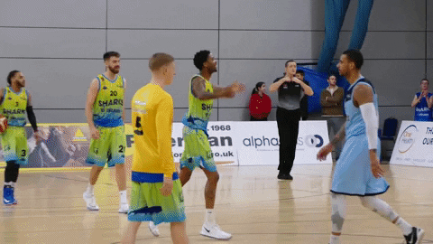 get up wave GIF by Sheffield Sharks