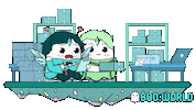 Cartoon Character Love Sticker by Boo