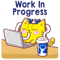 Coffee Working Sticker by Bear Boss Buddies