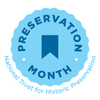 Banner Stamp Sticker by National Trust for Historic Preservation