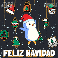 Merry Christmas GIF by Pudgy Penguins