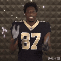 Nfl Go Saints GIF by New Orleans Saints