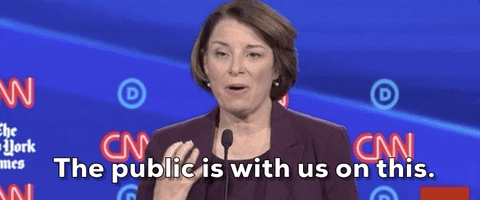 Amy Klobuchar GIF by GIPHY News