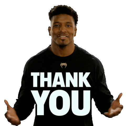 Sport Thank You Sticker by UFC