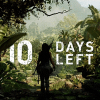 lara croft shadow GIF by Tomb Raider