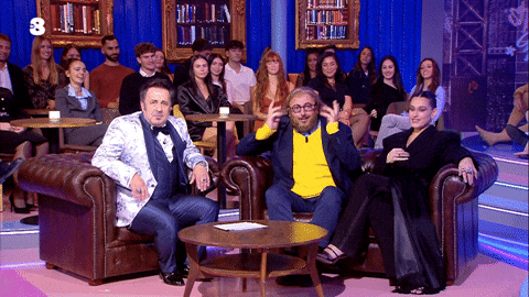 Gossip Salotto GIF by Tv8it