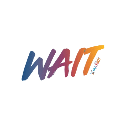 Wait Xavier Marks Sticker by XMarks