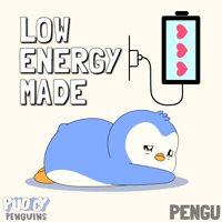 Tired Good Night GIF by Pudgy Penguins