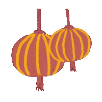 Chinese Lantern Sticker