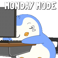 Tired Good Night Sticker by Pudgy Penguins