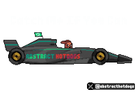 Speeding Away Catch Me If You Can Sticker by HotDogs