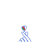 National Day Heart Sticker