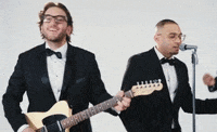 p_lo music dancing black and white singer GIF
