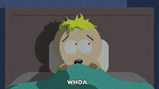 scared butters stotch GIF by South Park 