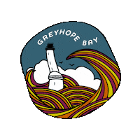 Greyhopebay greyhope bay greyhope greyhopebay torry battery Sticker