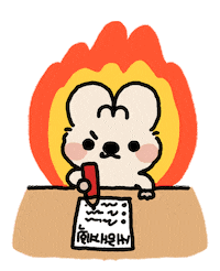 New Year Fire Sticker