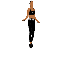 Jump Skipping Sticker by Clique Fitness