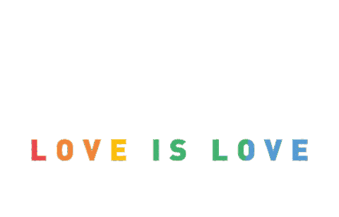 Love Is Love Pride Sticker by Frankly Bubble Tea