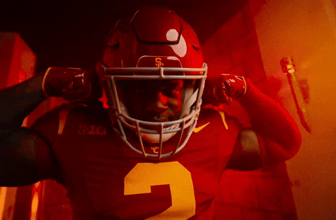 Football Jordan GIF by USC Trojans