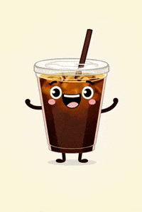 Coffee Blushing GIF