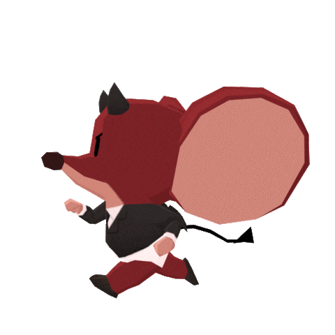 Devil Mouse Sticker