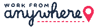 Work From Anywhere Sticker by Stratos Creative Marketing