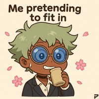 Social Anxiety Fake It Till You Make It GIF by Persona