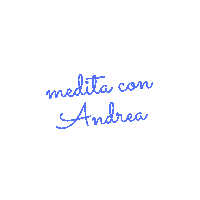 Medita Sticker by Andrea de la Mora