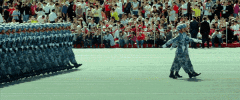marching GIF