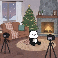 Relaxing Merry Christmas GIF by Kanpai Pandas