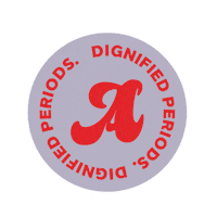 itsaugust august periods pads tampons Sticker