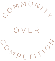 Niche Community Over Competition Sticker by TIQUE