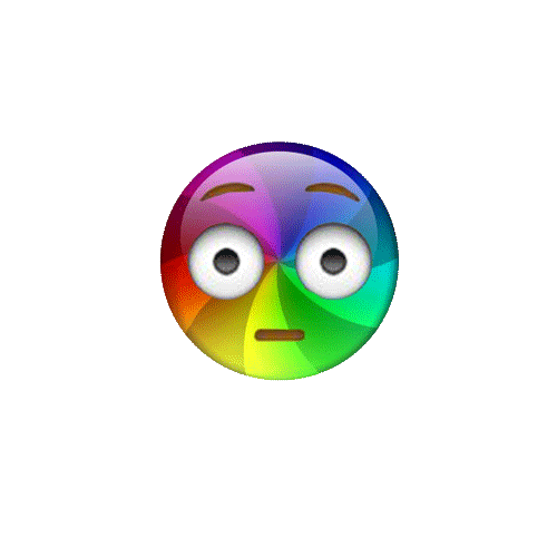 emoji face waiting STICKER by Jess Mac