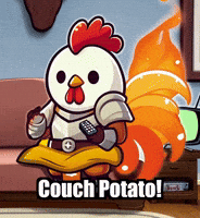 Couch Potato Relaxation GIF by Zorooster