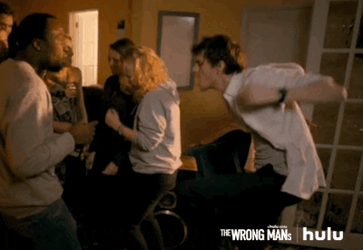 the wrong mans dancing GIF by HULU