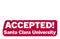 College University Sticker by SantaClaraUniversity