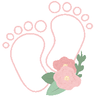 Pink Baby Sticker by Coralie Bien Naître
