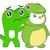 Sad Friends Sticker by Pudgy Penguins