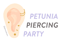 Piercings Petunia Sticker by Petunialovers